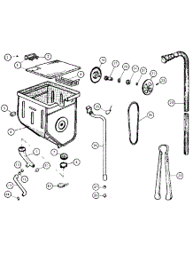 08 - Tub parts for Hoover Washer 0620 from AppliancePartsPros.com