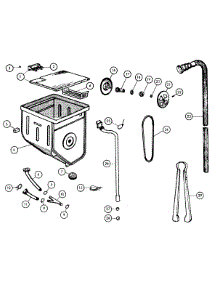 05 - Tub parts for Hoover Washer 0632 from AppliancePartsPros.com