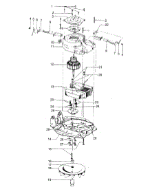05 - Motor Assembly parts for Hoover Vacuum 0916 from AppliancePartsPros.com