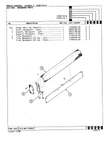 02 - Control Panel parts for Admiral Range 1058AH-W from AppliancePartsPros.com
