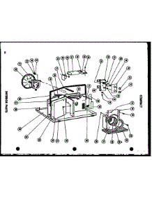 02 - Interior Parts parts for Amana Air Conditioner 109-2G from AppliancePartsPros.com