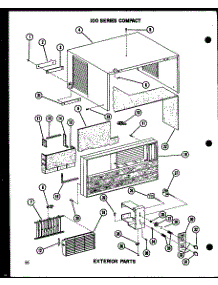 03 - Exterior Parts parts for Amana Air Conditioner 109-2JM / P5433654R from AppliancePartsPros.com