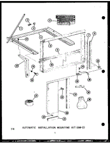02 - Automatic Installation Mtg Kit (Am-2) parts for Amana Air Conditioner 109-2N / P5497501R from AppliancePartsPros.com