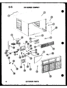 03 - Exterior Parts parts for Amana Air Conditioner 1095NH / P5497543R from AppliancePartsPros.com