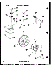 05 - Interior Parts parts for Amana Air Conditioner 109W-3EW / P5497582R from AppliancePartsPros.com