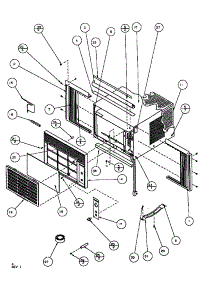 04 - Room Air Conditioner parts for Amana Air Conditioner 10C2MA / P6968311R from AppliancePartsPros.com