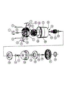03 - Motor Assembly parts for Hoover Vacuum 1132 from AppliancePartsPros.com