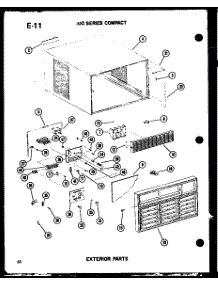 03 - Exterior Parts parts for Amana Air Conditioner 113-5NE / P5497562R from AppliancePartsPros.com