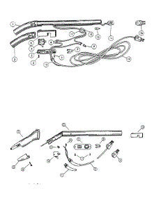 02 - Handle parts for Hoover Vacuum 1148 from AppliancePartsPros.com