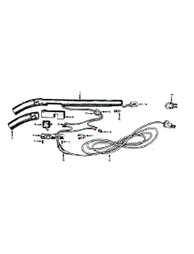 03 - Handle parts for Hoover Vacuum 1151 from AppliancePartsPros.com