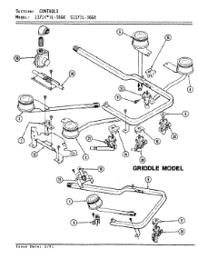 02 - Control System parts for Admiral Cooktop 1171AL-36GK from AppliancePartsPros.com