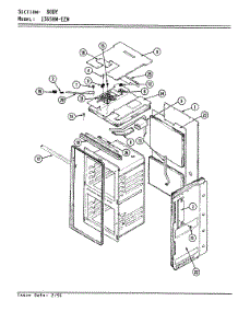 02 - Control Panel parts for Admiral Oven 1365HW-EZW from AppliancePartsPros.com