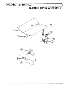 02 - Burner Assy. parts for Admiral Oven 1375H-KLZW from AppliancePartsPros.com