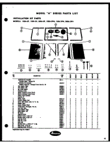 03 - Installation Kit Parts parts for Amana Air Conditioner 150A-3P from AppliancePartsPros.com