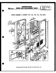 02 - Door Assy parts for Amana Freezer 15A from AppliancePartsPros.com