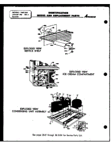 03 - Exploded View Service Shelf parts for Amana Freezer 15A from AppliancePartsPros.com
