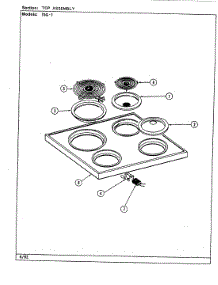 08 - Top Assembly parts for Magic Chef Range 15GA-1-GG from AppliancePartsPros.com