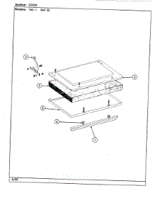 05 - Door parts for Magic Chef Range 15GN-1 from AppliancePartsPros.com