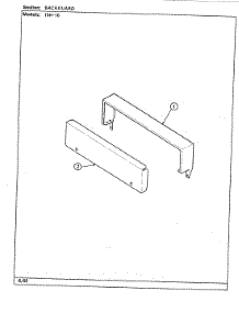 04 - Control Panel parts for Magic Chef Range 15HA-10-94 from AppliancePartsPros.com