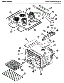 03 - Oven parts for Amana Microwave 1880.000 from AppliancePartsPros.com