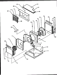 02 - Room Air Conditioner Chasis parts for Amana Air Conditioner 18C3HEW / P1178003R from AppliancePartsPros.com