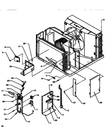 03 - Control Panel & Miscellaneous parts for Amana Air Conditioner 18C5V / P1114501R from AppliancePartsPros.com