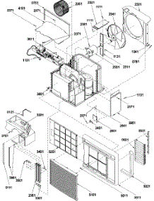 02 - Chassis Assembly parts for Amana Air Conditioner 18M53TA / P1214807R from AppliancePartsPros.com