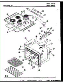 03 - Oven parts for Amana Microwave 1990.001 from AppliancePartsPros.com
