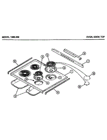 03 - Oven parts for Amana Microwave 1995.000 from AppliancePartsPros.com