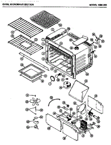 04 - Oven parts for Amana Microwave 1995.000 from AppliancePartsPros.com