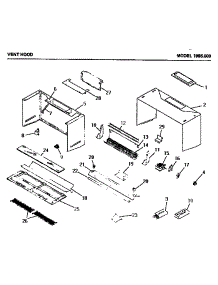 07 - Vent Hood parts for Amana Microwave 1995.000 from AppliancePartsPros.com