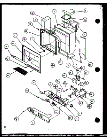 07 - Ice And Water Cavity parts for Amana Refrigerator 1999CIWA / P1121502W L from AppliancePartsPros.com