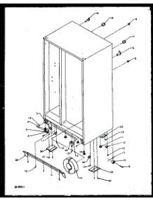 03 - Drain And Rollers parts for Amana Refrigerator 1999CIWEA / P1171101W L from AppliancePartsPros.com