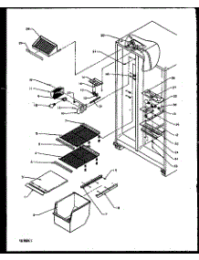07 - Fz Shelving And Ref Light parts for Amana Refrigerator 1999CIWEA / P1171101W L from AppliancePartsPros.com