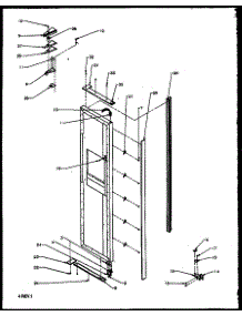 06 - Fz Door Hinge And Trim Parts parts for Amana Refrigerator 1999CIWEW / P1171101W W from AppliancePartsPros.com