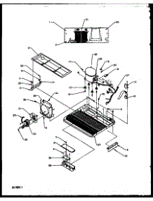 11 - Machine Compartment parts for Amana Refrigerator 1999CIWEW / P1171101W W from AppliancePartsPros.com
