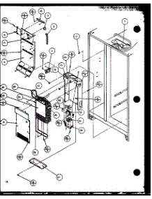 03 - Evap And Air Handling parts for Amana Refrigerator 1999CIWW / P1121502W W from AppliancePartsPros.com