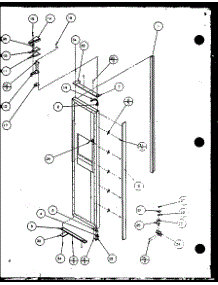04 - Fz Door parts for Amana Refrigerator 1999CIWW / P1121502W W from AppliancePartsPros.com