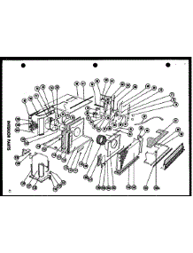 02 - Interior Parts parts for Amana Air Conditioner 210W-3SPFH / 210W-3SPF H from AppliancePartsPros.com