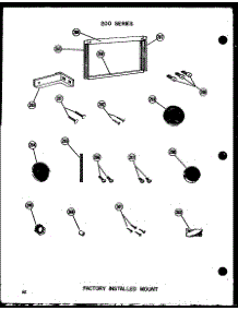 06 - Factory Installed Mount parts for Amana Air Conditioner 212-2JM / P5465542R from AppliancePartsPros.com
