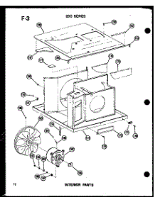 06 - Interior Parts parts for Amana Air Conditioner 215-3NE / P5541708R from AppliancePartsPros.com