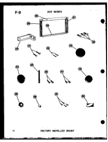 06 - Factory Installed Mount parts for Amana Air Conditioner 215D-3HW / P5541728R from AppliancePartsPros.com
