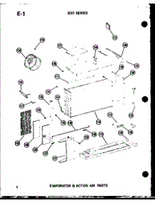 04 - Evap & Action Air Parts parts for Amana Air Conditioner 218-3SPW / P5541735R from AppliancePartsPros.com