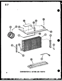 02 - Evap & Action Air Parts parts for Amana Air Conditioner 2185K / P6753507R from AppliancePartsPros.com