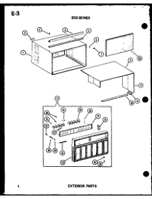 03 - Exterior Parts parts for Amana Air Conditioner 2185K / P6753507R from AppliancePartsPros.com