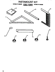 04 - Instamount Kit parts for Amana Air Conditioner 21C3MV / P1178005R from AppliancePartsPros.com