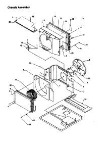02 - Chassis Assy parts for Amana Air Conditioner 21C3Y / P1203204R from AppliancePartsPros.com