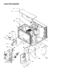 04 - Control Panel Assy parts for Amana Air Conditioner 21C3Y / P1203204R from AppliancePartsPros.com