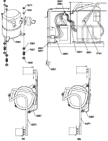 03 - Compressor / Tubing parts for Amana Air Conditioner 21C5Y / P1178205R from AppliancePartsPros.com