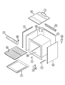 02 - Oven parts for Magic Chef Range 22RA-4TX from AppliancePartsPros.com